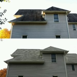 Softwash ranger park ridge nj roof cleaning