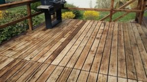 wood deck