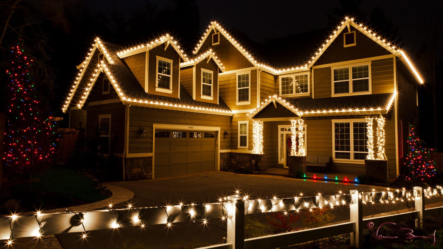 Christmas Light Installation in Holly Springs NC