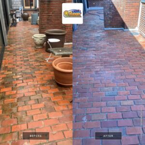 Concrete & Brick Pressure Washing