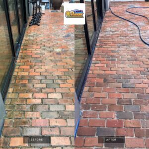 Concrete & Brick Pressure Washing